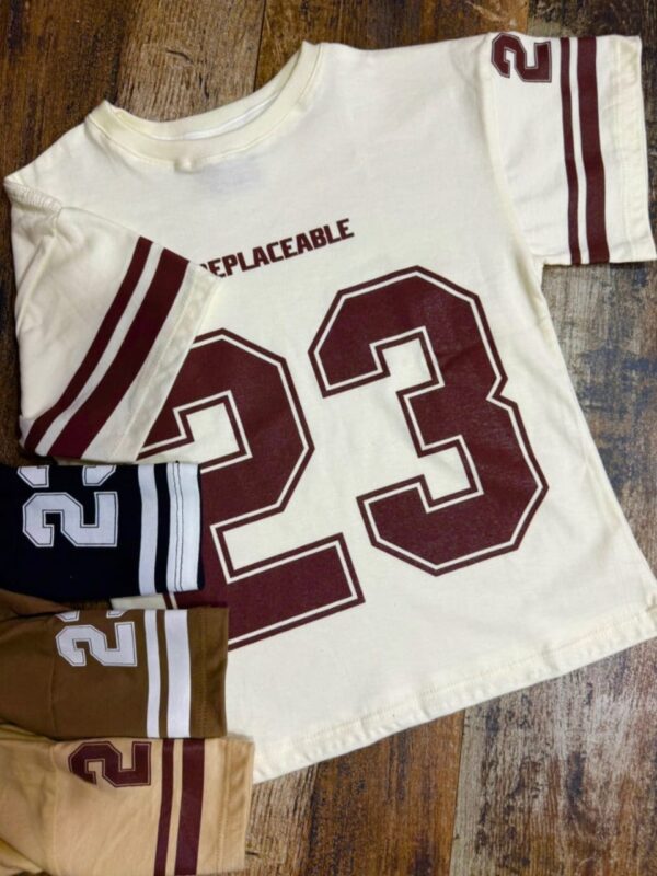 Remera algodón ovesize niño