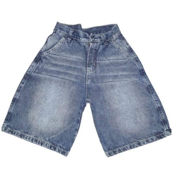 Bermuda de jeans baggy niño