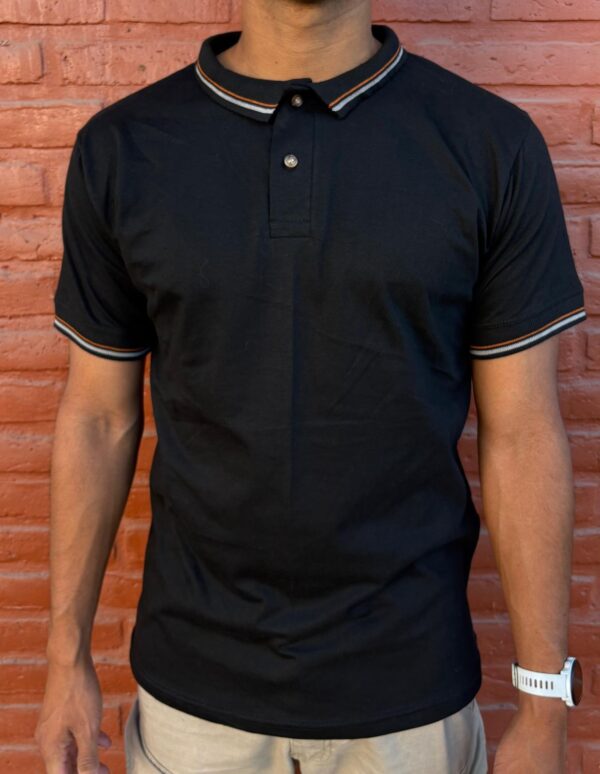 Chomba algodón cuello pique