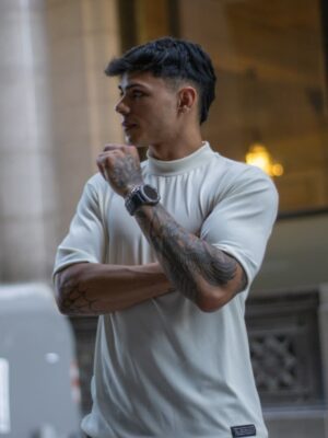 remera micro morley elastizado corte oversize