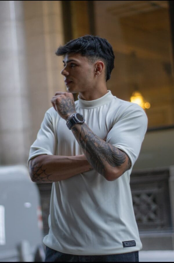 remera micro morley elastizado corte oversize