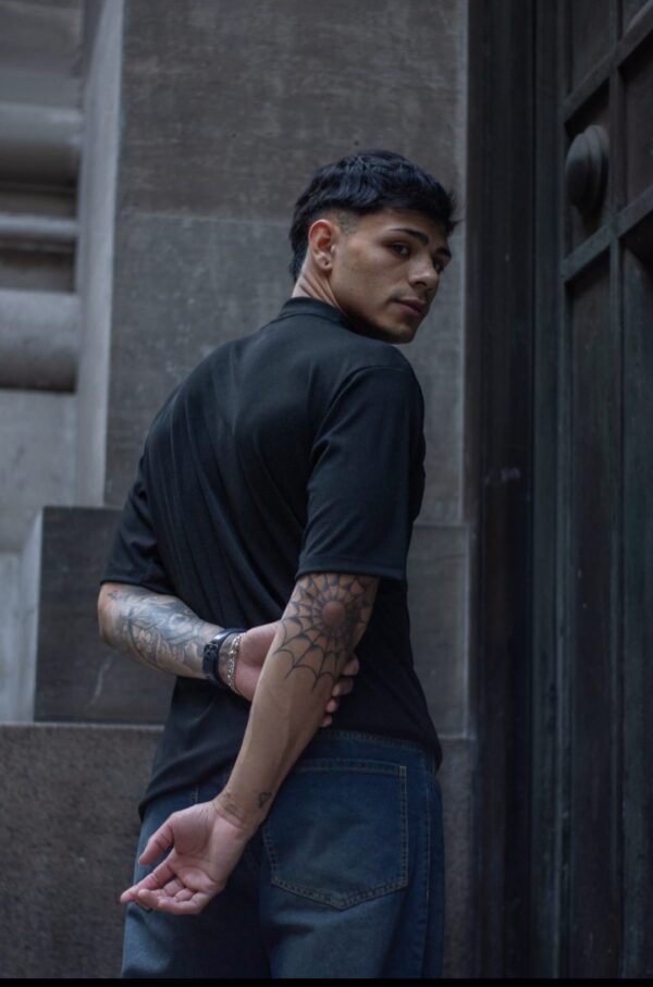 remera micro morley elastizado corte oversize